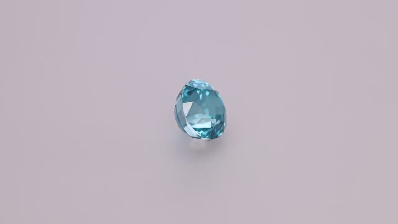 Blue Zircon 4.51 ct